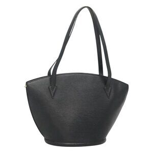 LOUIS VUITTON Epi Saint Jacques Shopping Shoulder Bag Black M52262 Auth 127498